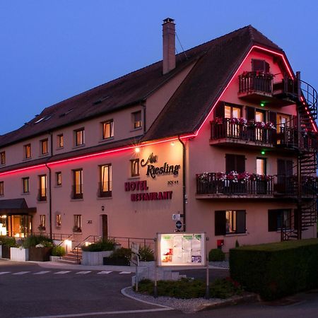 Hotel Restaurant Au Riesling Zellenberg Exterior foto